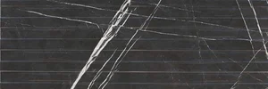 Плитка Argenta Caronte Level Black 40x120 глазурованная