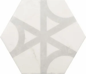 Керамогранит Equipe Carrara Hexagon Flow 17,5x20 глянцевый