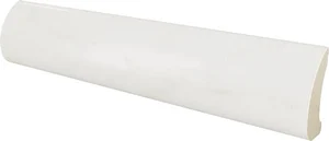 Бордюр Equipe Carrara Pencil Bullnose 3x15 глянцевый