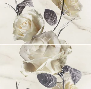 Панно Opoczno Carrara White Flower 58,3x59,3 глянцевое