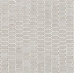 Мозаика Casa Dolce Casa Neutra 01 Bianco Vetro Lux C (1,6X3,2) 749622 28,3x29,2 полированная