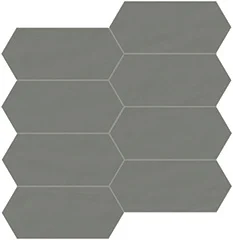 Декоративный элемент Casa Dolce Casa Neutra 06 Grafite Gres C (7,5X15) 6mm 749591 30x30 матовый