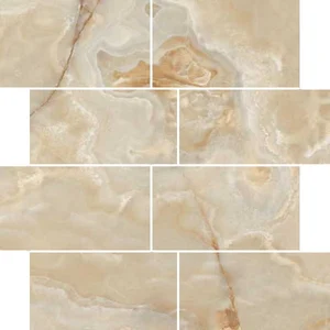 Декоративный элемент Casa Dolce Casa Onyx&More Golden Onyx Satin 6mm Mur(7,5X15) 767708 30x30 сатинированный