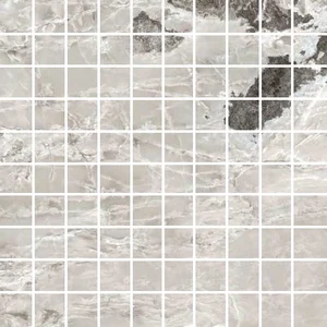 Мозаика Casa Dolce Casa Onyx&More Silver Blend Glossy Mosaico (3X3) 767658 30x30 полированная