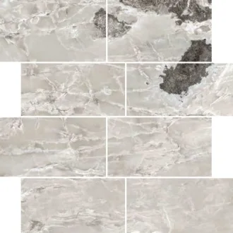 Onyx&More Silver Blend Satin 6mm Mur(7,5X15) 767710