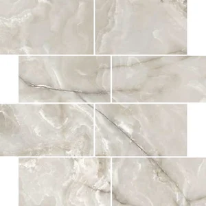 Декоративный элемент Casa Dolce Casa Onyx&More Silver Onyx Glossy 6mm Mur.(7,5X15) 767705 30x30 полированный