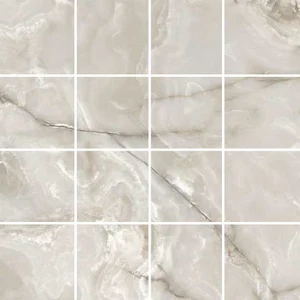 Мозаика Casa Dolce Casa Onyx&More Silver Onyx Satin 6mm Mos(7,5X7,5) 767698 30x30 сатинированная