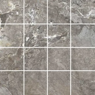 Onyx&More Silver Porphyry Structured 6mm Mos(7,5X7,5) 767702