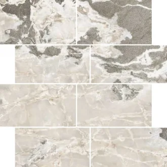 Onyx&More White Blend Glossy 6mm Mur(7,5X15) 767785