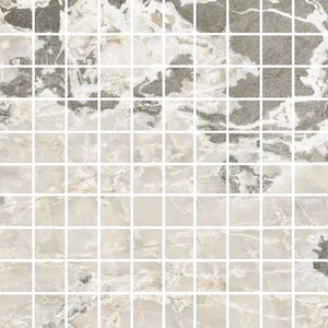 Мозаика Casa Dolce Casa Onyx&More White Blend Satin Mosaico (3X3) 767761 30x30 сатинированная