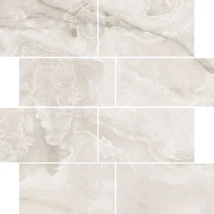 Декоративный элемент Casa Dolce Casa Onyx&More White Onyx Glossy 6mm Mur.(7,5X15) 767703 30x30 полированный