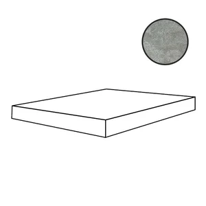 Ступень Casa Dolce Casa Pietre/3 Limestone Ash An.Gr.Dx 748428 33x40 матовая