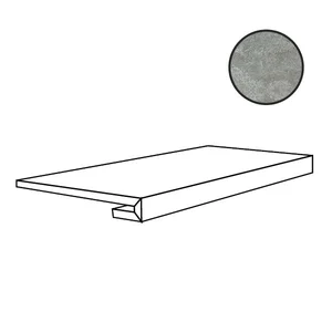 Ступень Casa Dolce Casa Pietre/3 Limestone Ash Gradino 748422 33x40 матовая