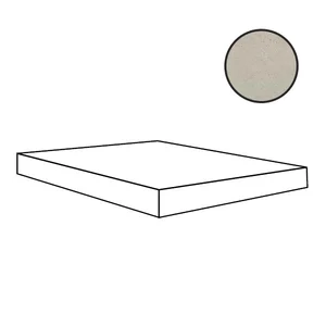 Ступень Casa Dolce Casa Pietre/3 Limestone Pearl An.Gr.Sx 748432 33x40 матовая