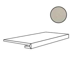 Ступень Casa Dolce Casa Pietre/3 Limestone Pearl Gradino 748420 33x40 матовая