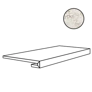 Ступень Casa Dolce Casa Plimatech Plimawhite 02 Gradino 776688 33x120 матовая