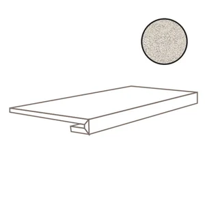 Ступень Casa Dolce Casa Sensi White Lithos R10 Gradino 770977 33x120 противоскользящая