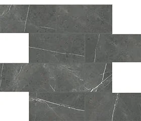 Декоративный элемент Casa Dolce Casa Stones Amani Bronze Glossy 6mm Muretto (7,5X15) 756823 30x30 полированный
