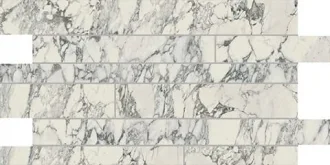Stones Arabescato White Matte Listello Sfalsato 756695