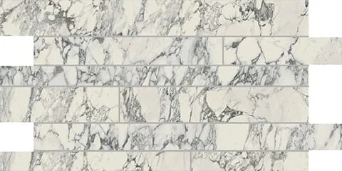 Декоративный элемент Casa Dolce Casa Stones Arabescato White Matte Listello Sfalsato 756695 30x60 матовый