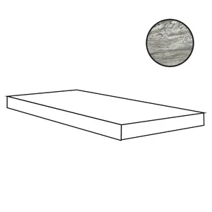 Ступень Casa Dolce Casa Stones Burl Gray Matte Amani Gr.Dx 742311 33x120 матовая