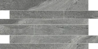 Stones Burl Gray Matte Listello Sfalsato 742282