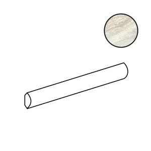 Бордюр Casa Dolce Casa Stones Burl White Glossy Quarter Round 756776 1,2x30 полированный