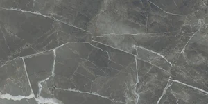 Керамогранит Casa Dolce Casa Stones Calacatta Black Glossy 6mm 756554 120x240 полированный