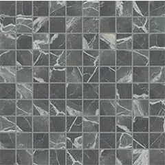Stones Calacatta Black Glossy Mosaico (3X3) 756686