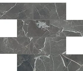 Декоративный элемент Casa Dolce Casa Stones Calacatta Black Smooth 6mm Muretto (7,5X15) 756817 30x30 матовый