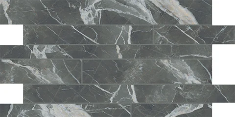 Декоративный элемент Casa Dolce Casa Stones Calacatta Black Smooth Listello Sfalsato 756692 30x60 матовый