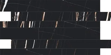 Декоративный элемент Casa Dolce Casa Stones Sahara Noir Gloss Listello Sfalsato 752803 30x60 матовый