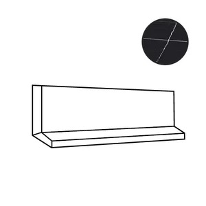 Спецэлемент Casa Dolce Casa Stones Sahara Noir Matte Cove Base 756733 15x40 матовый