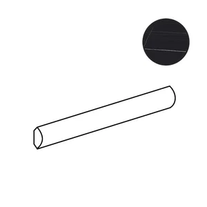 Бордюр Casa Dolce Casa Stones Sahara Noir Matte Quarter Round 756765 1,2x30 матовый