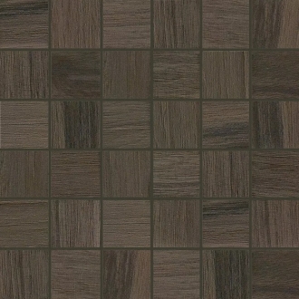 Wooden Tile Brown Mosaico Nat 5x5 741932