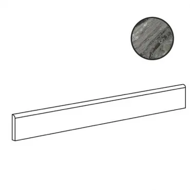 Бордюр Century Contact Battiscopa Space Naturale 129263 5,4x60 матовый