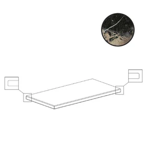 Ступень Century Contact Vogue Two Angolare Bordo Costa Sx Rettificato 130169 40x80 полированная