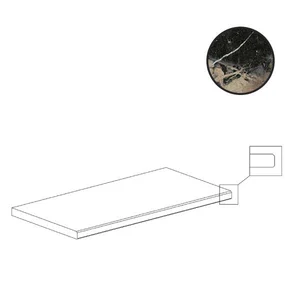 Ступень Century Contact Vogue Two Bordo Costa Rettificato 130166 40x80 полированная