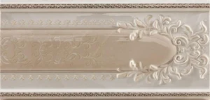 Бордюр Ceracasa Cenefa Absolut Sand/Vison 2 12x25 полированный