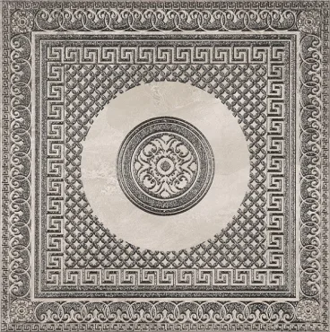 Декоративный элемент Ceracasa Deco Dolomite Fortune Cinder Plata Rect 49,1x49,1 матовый