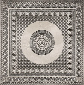 Декоративный элемент Ceracasa Deco Dolomite Fortune Cinder Plata Rect 49,1x49,1 матовый