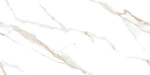 Керамогранит Ceradim Calacatta Sharp Gold White Polished 60x120 полированный
