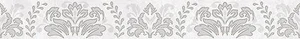 Бордюр Ceramica Classic Afina Damask Бордюр серый 56-03-06-456 5x40 глянцевый