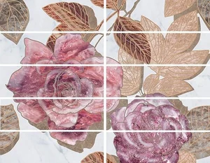 Бордюр Ceramica Classic Argos Flowers Бордюр 7,5x25 глянцевый
