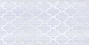 Декоративный элемент Ceramica Classic Buhara Декор Серый 25x50 глянцевый