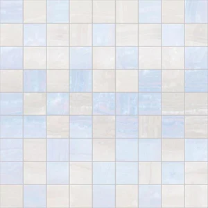 Мозаика Ceramica Classic Diadema Голубой+Белый 30x30 глянцевая