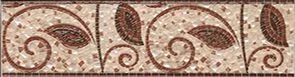 Бордюр Ceramica Classic Galatia Branch Бордюр 6,5x25 глянцевый