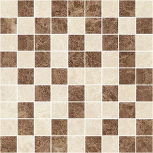 Ceramica Classic Libra Мозаика Коричневый+Бежевый 30x30 глянцевая