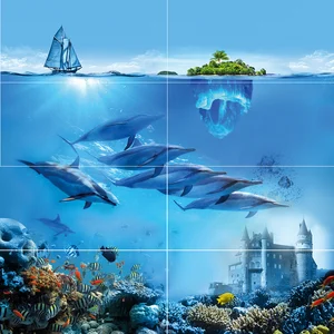 Ceramica Classic Ocean Deep Панно P8d302 80x80 глянцевое