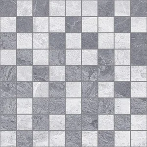 Мозаика Ceramica Classic Pegas Темно-серый+Серый 30x30 глянцевая
